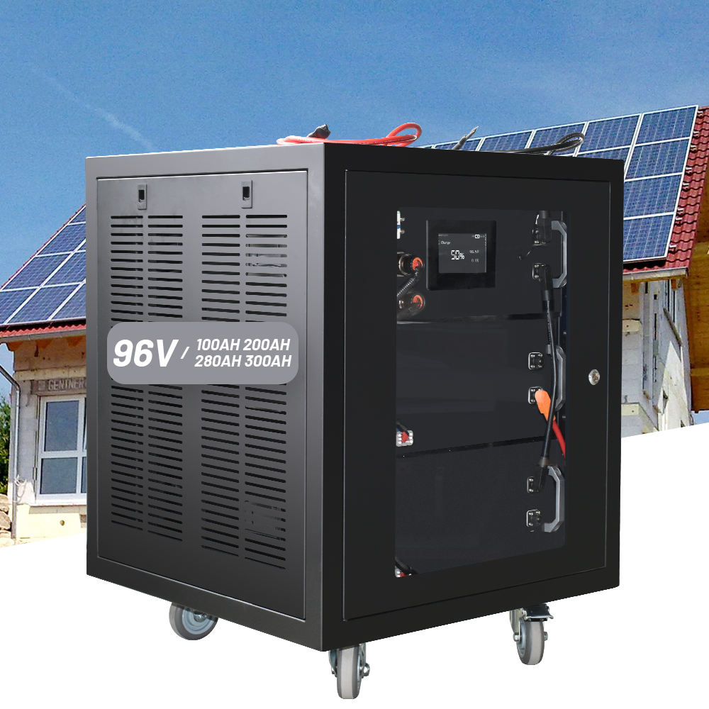 10 kW 20 kW Solarenergiespeicherbatterie Hochspannungs-Rack-montierte Packs Lithium-Ionen-Batterien 200 Ah 96 V 100 Ah Lifepo4-Batterie