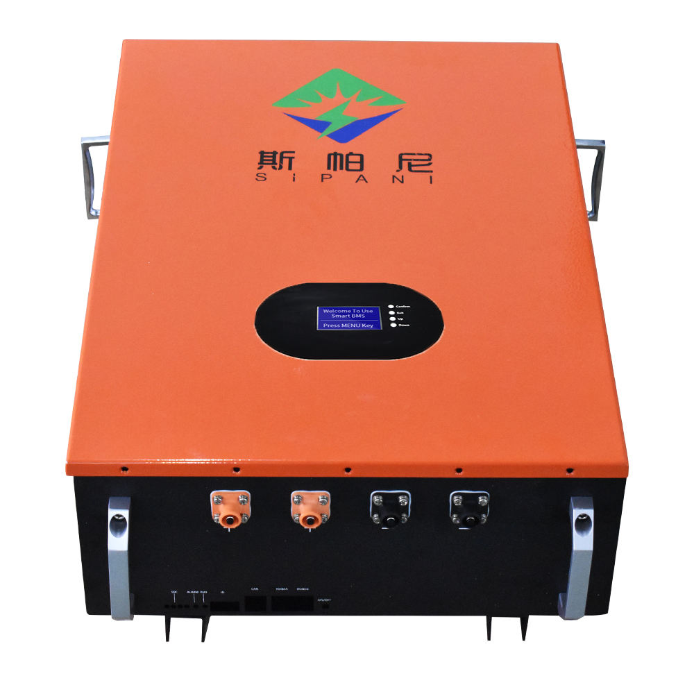 SIPANI 10 kW Lithium-Batteriepacks Energiespeicher Lifepo4-Batterie Deep Cycle wandmontierte 48-V-200-Ah-Lithiumbatterien