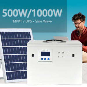 Intelligentes Solarstromsystem für zu Hause, 500 W, 1 kW, tragbares Solargeneratorsystem für den Campinggebrauch zu Hause